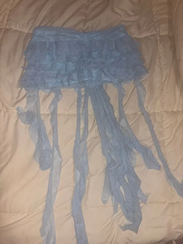 Blue flowy skirt - Image 3