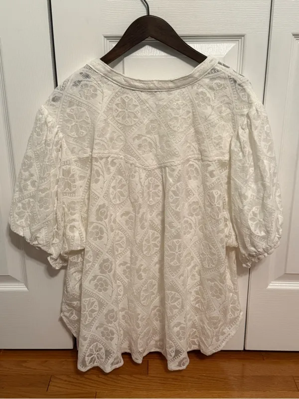 Anthropologie Pilcro Aly Puff Sleeve Blouse - Image 3