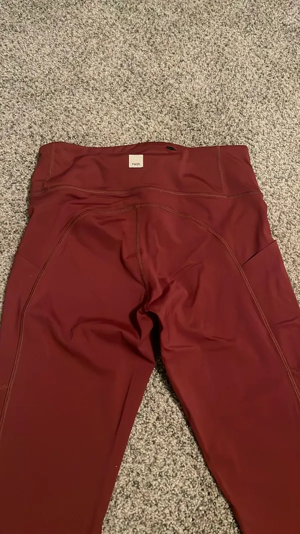 Burnt Red Vuori Leggings Small - Image 5