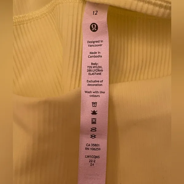 Lululemon Athletica NWT Power Pivot Ribbed Tank in Highlight Yellow women’s 12 - Image 9
