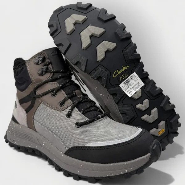 Clarks ATL Trek Sky GTX Women’s Boots Grey Waterproof Gore-Tex Size 9.0 NWT - Image 8