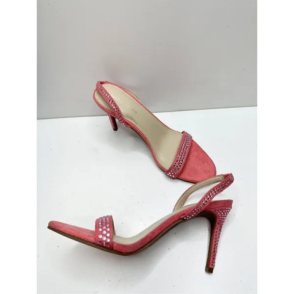 Marc Fisher Sandals Womens Size‎ 8 Betila Slingback Heels Rhinestone Accents - Image 8