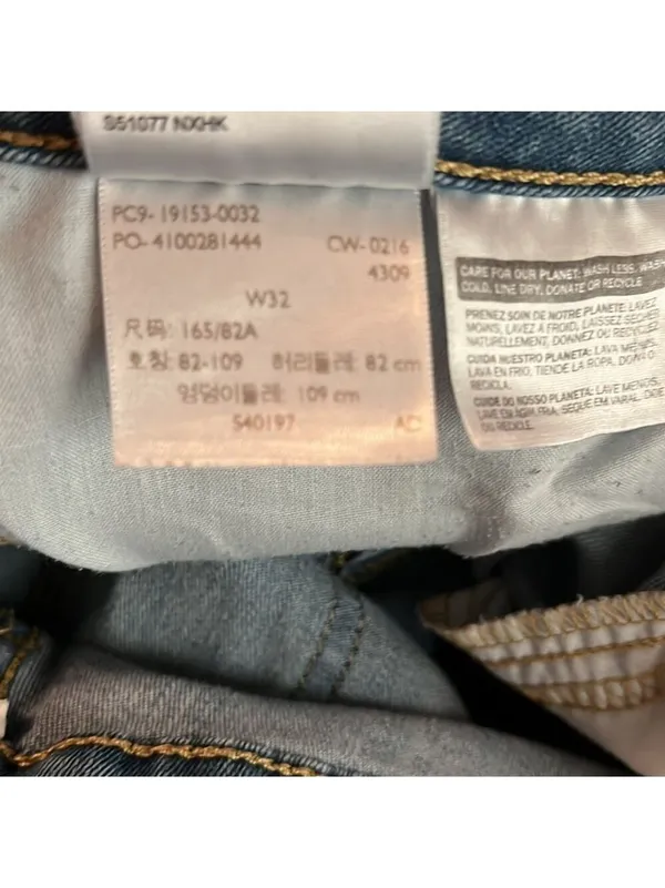 Levi's Blue Denim Jeans Women's Size 32 - Image 9