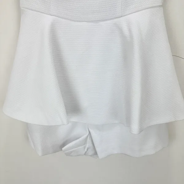 Lulus Where You Are White Strapless Romper Cute Party Bridal Vacation XS NWT - Image 9