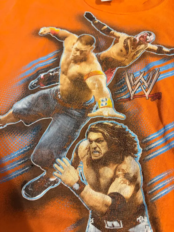 WWE baby tee Orange Size XXS - Image 2