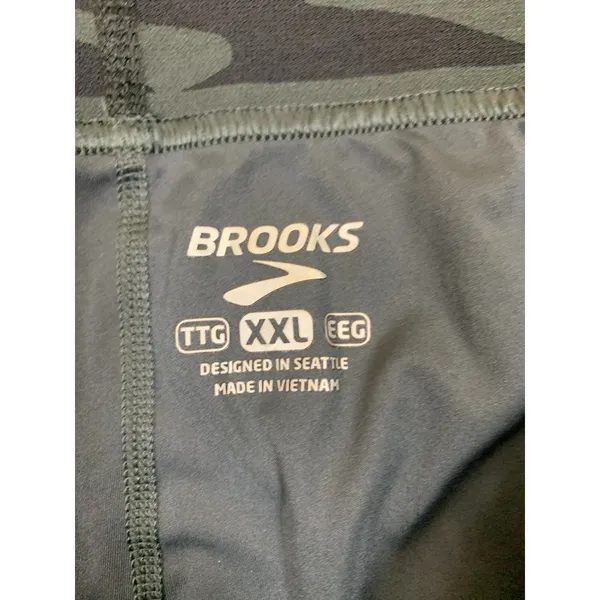 Brooks Gray Compression Capri Running Leggings‎ XXL - Image 3