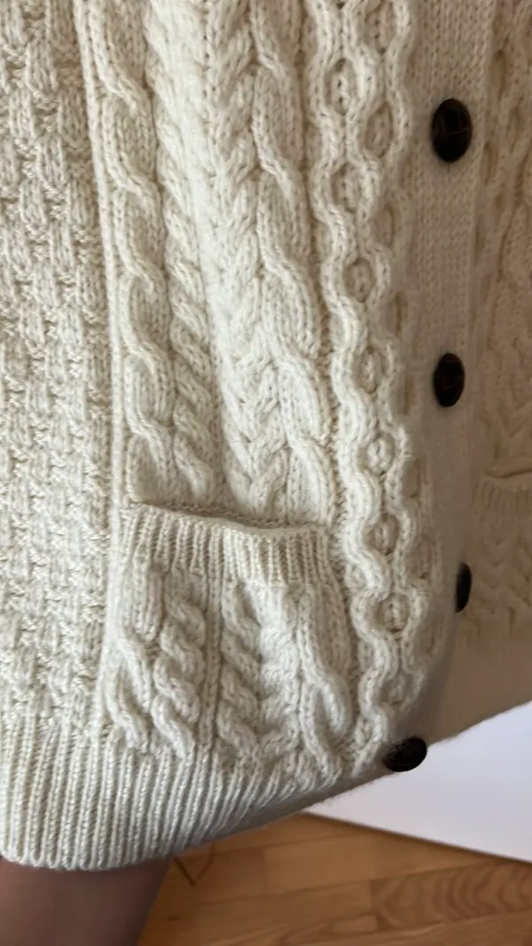 Barney's wollen chunky cardigan - Image 4