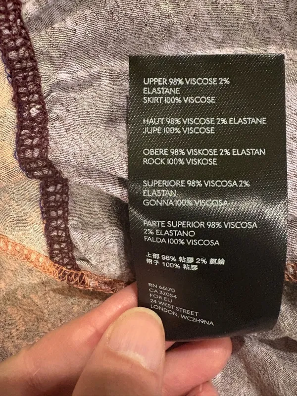 Anthropologie Colima maxi dress snakeskin print burnt orange purple tiered S - Image 7