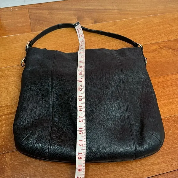 Coach Black‎ Madison Isabelle Leather Hobo Shoulder Bag - Image 13