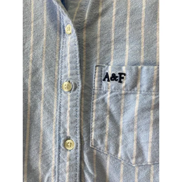 Abercrombie & Fitch Long Sleeve Shirt Size XS y2k 2000's - Image 5