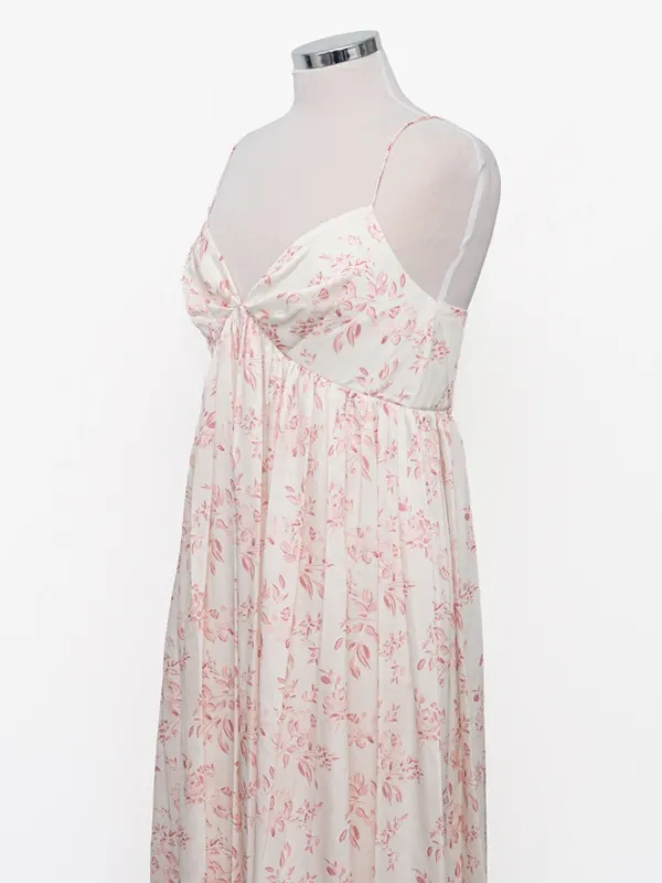 SACHIN‎ & BABI - Jessica Gown Rouge Watercolor Floral Gown - Image 10
