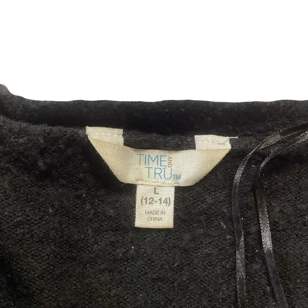 Time & Tru Open Front Cardigan - Image 5