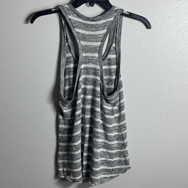 Disney‎ Minnie Mouse Women Stripe Sleeveless Tank Top Gray Size M. - Image 4