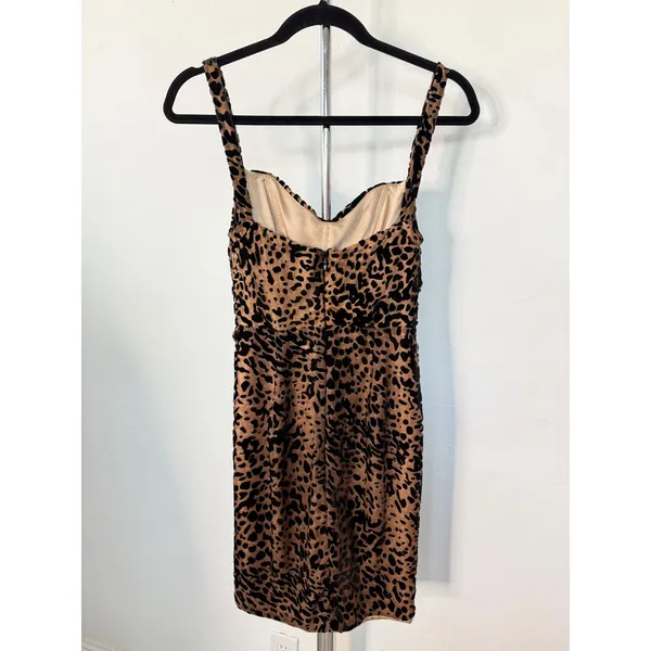 House of CB Cleo Leopard Print Corset Mini Dress Brown Animal Size S - Image 3