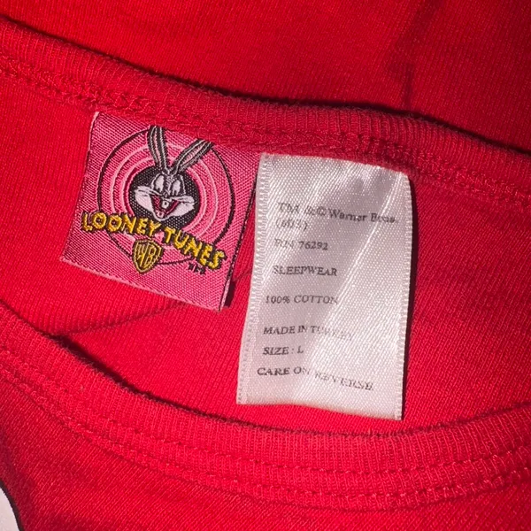Looney Tunes Tweety Bird “Bad Ol’ Puddy Tat…” Red Graphic T-Shirt - Image 5