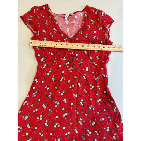 Sabrina Carpenter x Aeropostale Mini Dress XS Ditsy Floral Travel Preppy Concert - Image 6