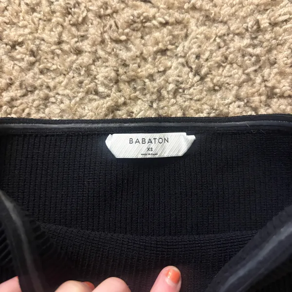 Aritzia Babaton Sculpt Knit Sweetheart Tube Top in Black Size Women’s XS - Image 4