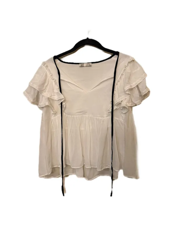 Zara White Ruffle Sleeves Bohemian Blouse - Image 2
