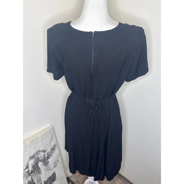 Vintage 90s Byer Studio California Black Mini Dress - Size 10 (Fits Smaller) - Image 5