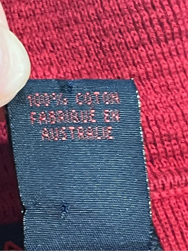 Ralph Lauren 100% cotton red 1/4 zip sweater small VTG Mock-neck knit classic - Image 6