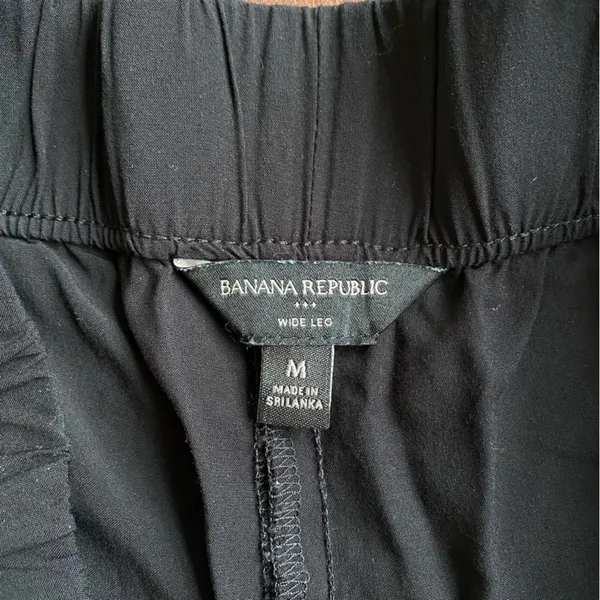Banana Republic Viscose Extra Wide High Rise Pull On Pants With Pockets M - Image 4