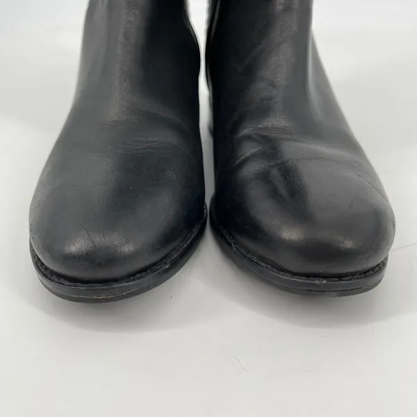 Cole Haan Black‎ Leather Knee High Riding Boots Women's Size 6B Equestrian - Image 4