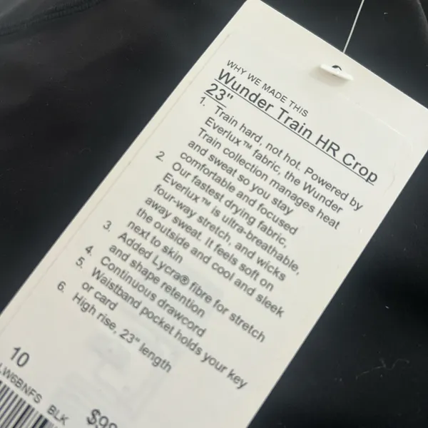 Winder Train HR Crop 23” Leggings NWT - Image 4