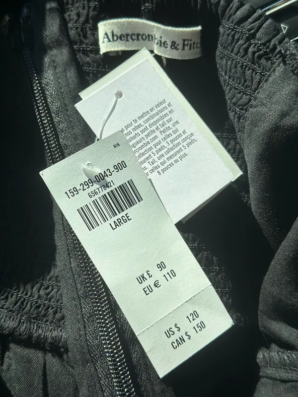 Abercrombie Black Midi Dress - Image 4