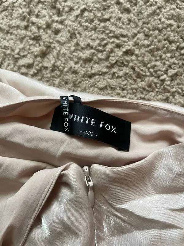 White Fox Boutique Crazy for You Mini Dress Pearl - Image 6
