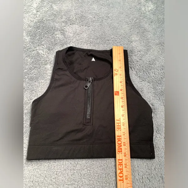Vitality balance athletica Black Zip-Front sports bra - Image 6
