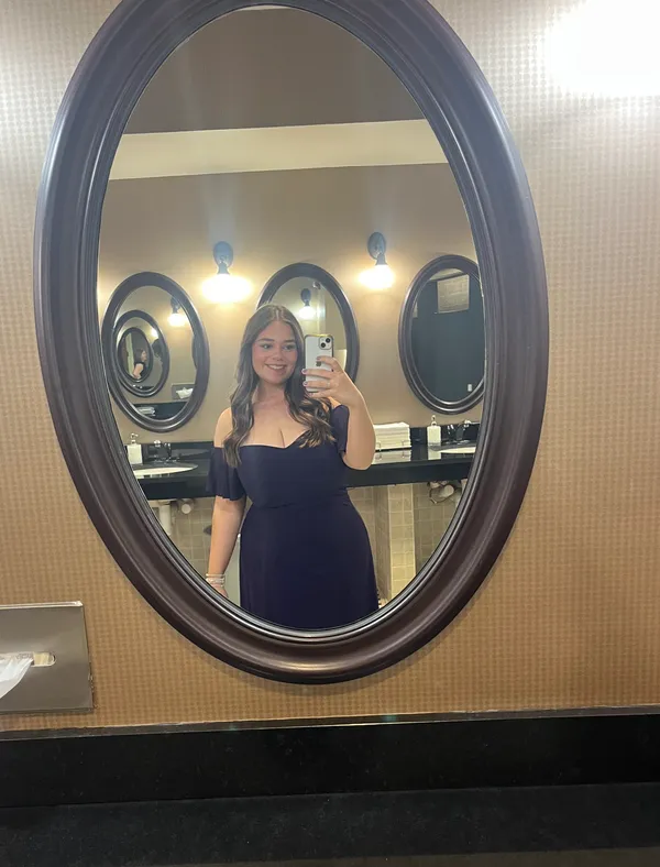 Formal Dress Purple Size 14 - Image 7