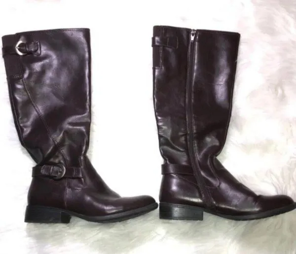 Life Stride Women's Cold Weather Weather Side Zipper Dark Brown Boots Sz 8.5 - Image 2