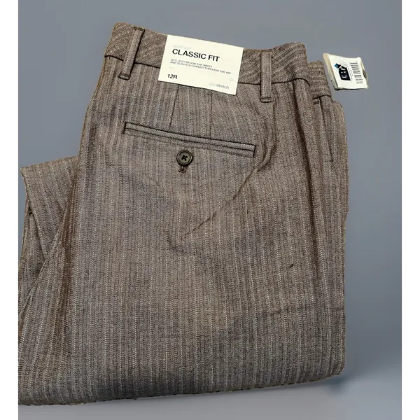 NWT GAP Classic Fit Boot Cut Trouser Pants 12R Stretch - Image 2