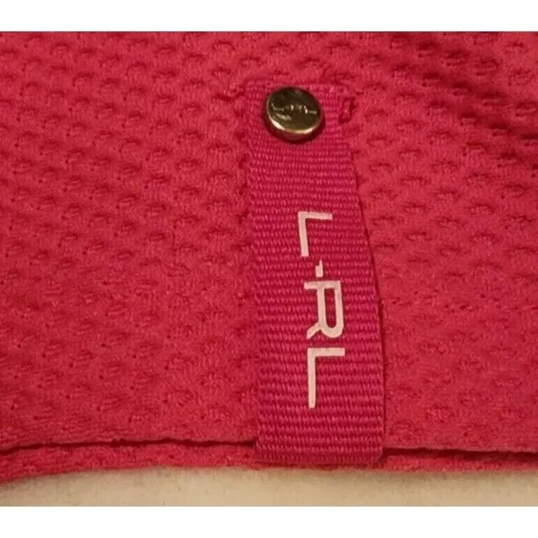 Lauren Active Ralph Lauren Pullover Top Long Sleeve Pink Black Size‎ M - Image 4