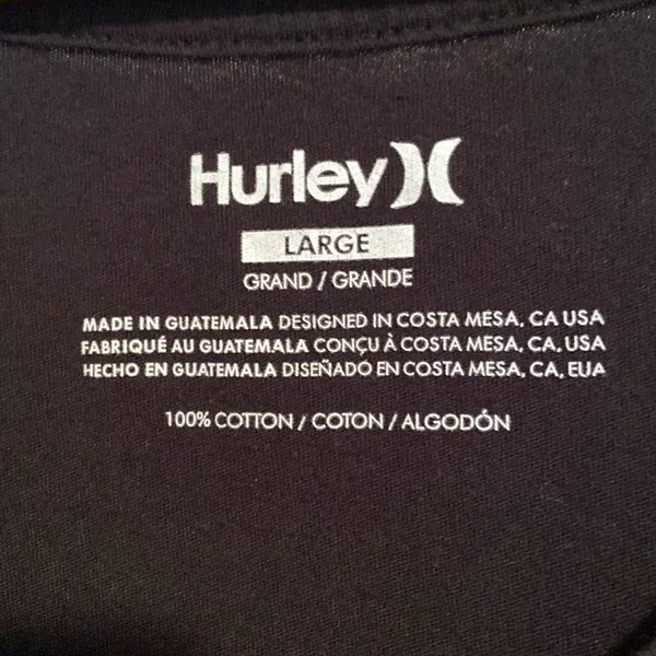 Hurley V-Neck Pineapple T-Shirt - Image 4