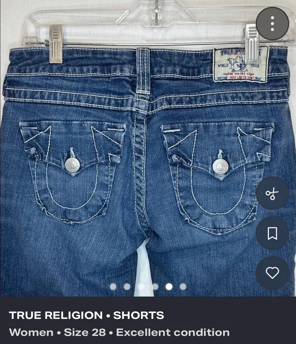 True Religion Bermuda size 28 - Image 4