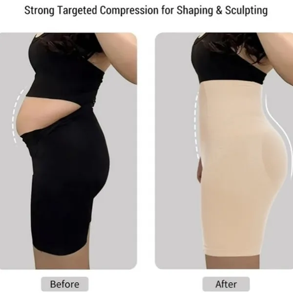 NWT ~ Shapewear High Waist Tummy Control Shorts Body Shaper Thigh Slimmer LARGE - Image 5