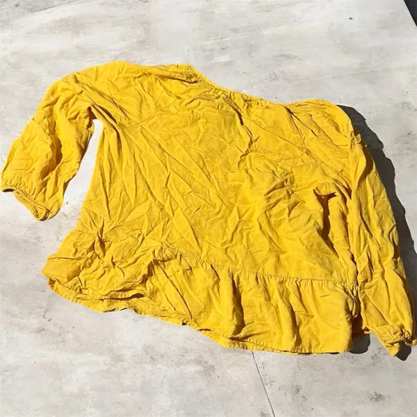 Old Navy Sunflower Yellow Women's Blouse #364 - Image 2