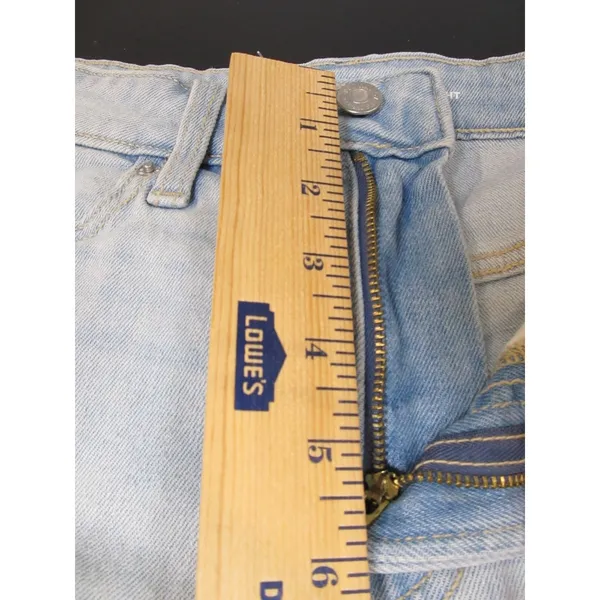 Old Navy OG Straight High Rise Jean Shorts Women’s Size 4 Blue Denim 3” Inseam - Image 8