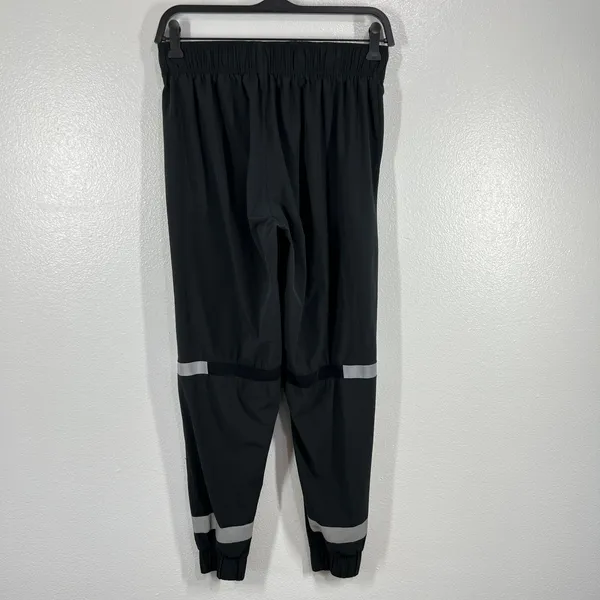 Nike Air Running‎ Pants Reflective Stripe Joggers Lightweight Black Size Medium - Image 3