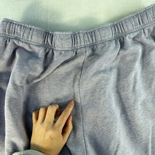 Nike XL‎ Sportswear Club Fleece Mid Rise Oversized Sweatpants Jogger Lavender - Image 12