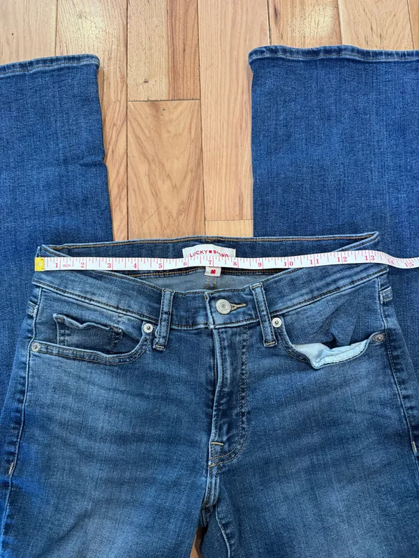 Lucky Brand Blue Mid Rise BootCut Denim Jeans - Image 5