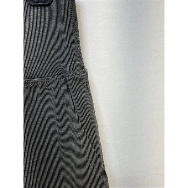 Beyond‎ Yoga Heather Rib Midi Joggers Size M Smoke Gray Pockets Lounge - Image 4