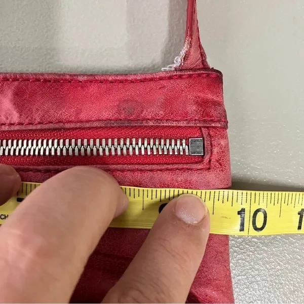 HOBO red‎ leather crossbody bag small size - Image 10