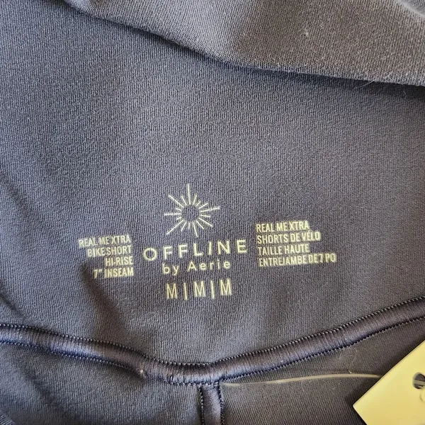 Offline By Aerie Dusty Blue Activewear Real Me Xtra Hi-Rise Active Bike Shorts M - Image 5