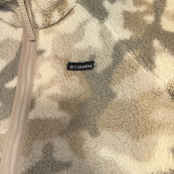Columbia Camouflage Fleece Zip-Up Jacket - Image 4