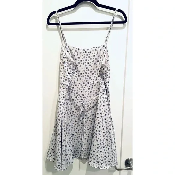 Lulu's Sunny Hillside Ivory Floral Print Skater Dress - Image 6