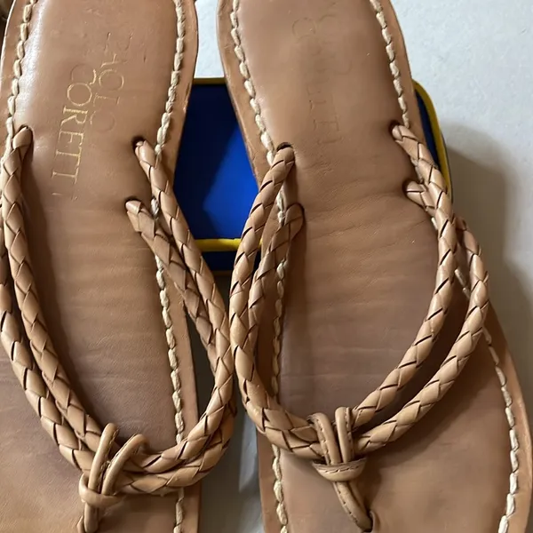 Leather sandals Size 7 - Image 2