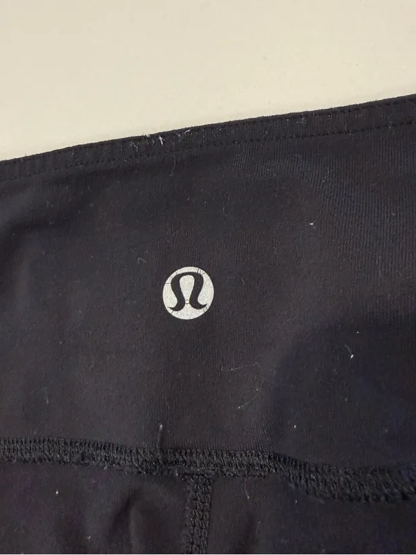 Lululemon Reversible Wunder Under Full Length Leggings Women’s 6 Black/Patchwork - Image 4