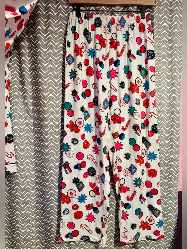 Kate Spade New York | 2PC CHRISTMAS COOKIE LOVE Pajamas, Size S - Image 3